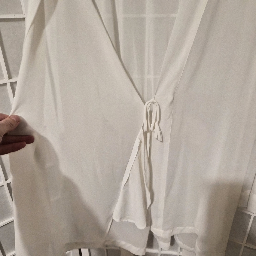 Victoria's Secret White Sheer Robe One Size - Picture 5 of 13